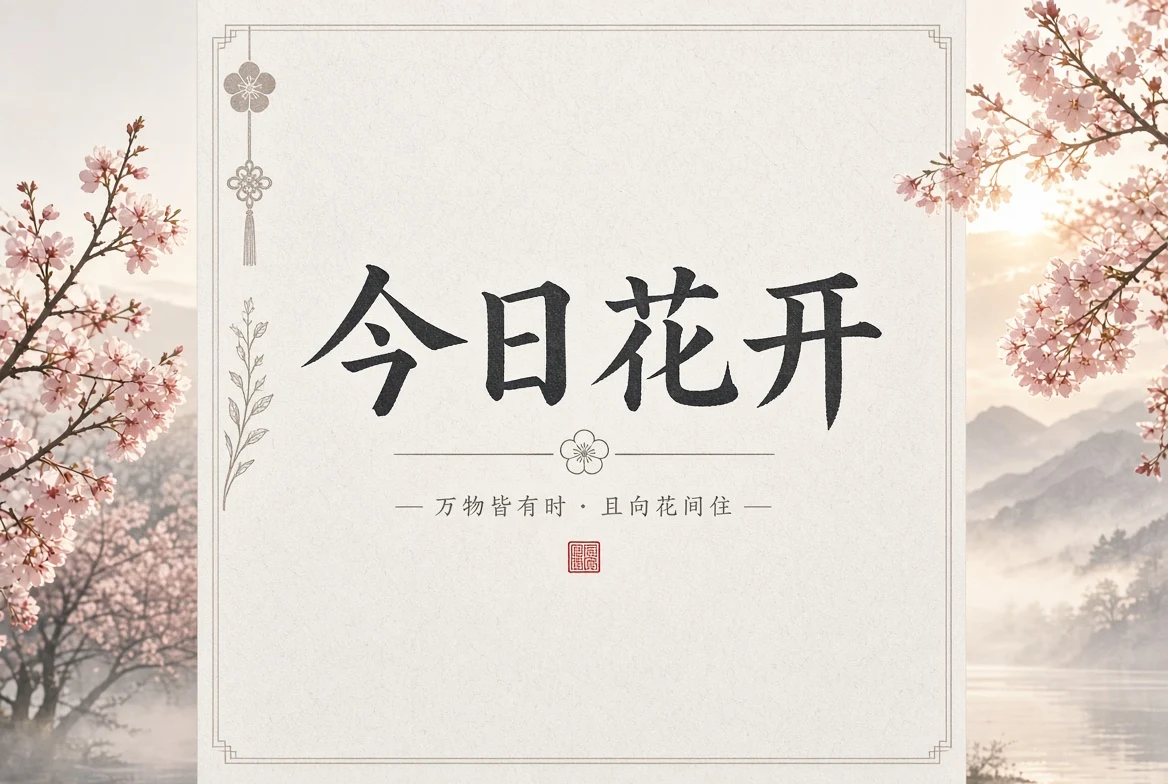 今日花开栏目导览